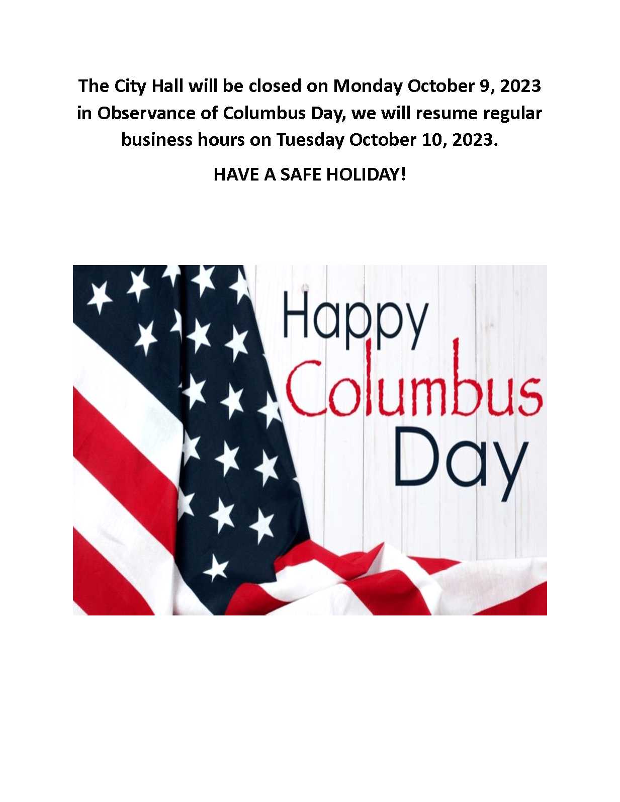 COLUMBUS DAY