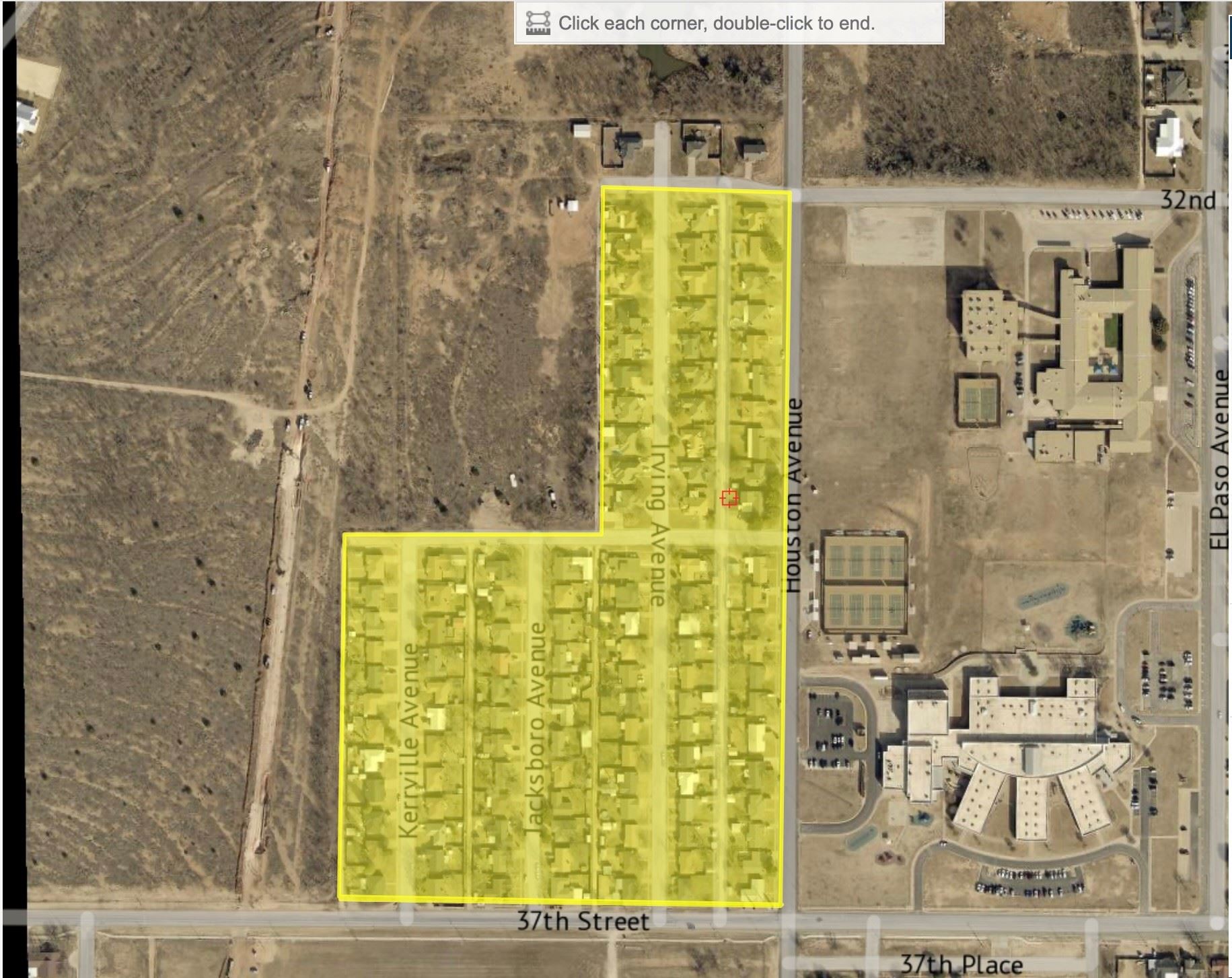 Waterline Repair Area